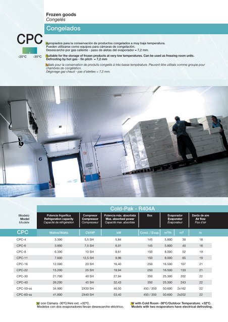 equipos frigorÃ­ficos compactos compact refrigeration ... - Klima-Therm