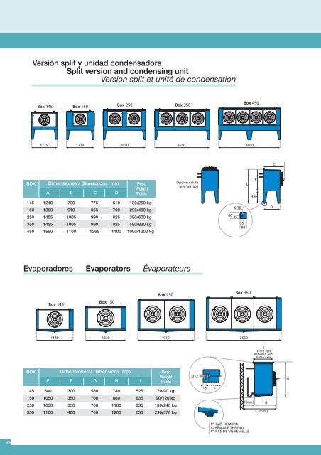 equipos frigorÃ­ficos compactos compact refrigeration ... - Klima-Therm