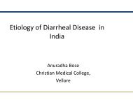 Etiology of diarrheal disease in India - The INCLEN Trust