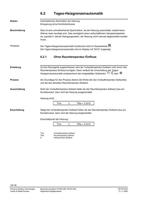 RVA63.280, RVA53.280 Kessel- und ... - World of Heating