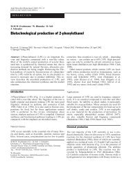 Biotechnological production of 2-phenylethanol