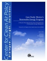 Case Study: Mexico's Renewable Energy Program - Center for ...