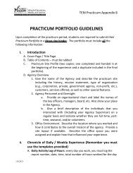 Appendix 8 - Practicum Portfolio Guidelines