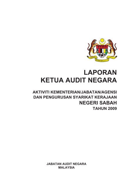 laporan ketua audit negara aktiviti kementerian/jabatan/agensi dan ...