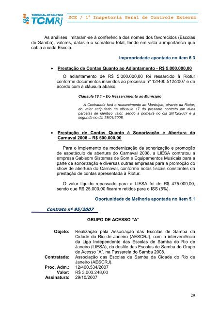 RIOTUR Diretor - Presidente Matr. 66/560.976 - Tribunal de Contas ...