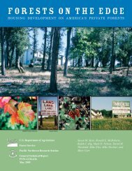 FORESTS ON THE EDGE - USDA Forest Service