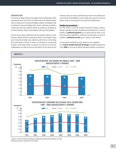 CONSUMO DE ALCOHOL Y DROGAS EN ADOLESCENTES