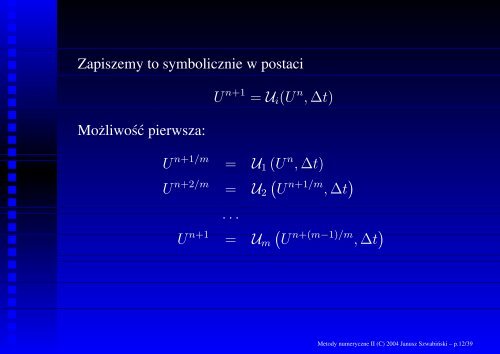 Metody numeryczne II RÃ³wnania rÃ³Ëzniczkowe cz ... - Panoramix