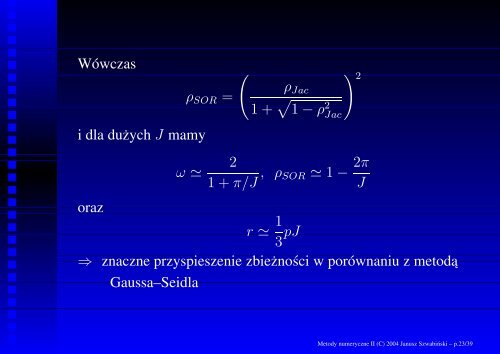 Metody numeryczne II RÃ³wnania rÃ³Ëzniczkowe cz ... - Panoramix