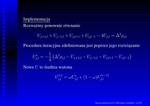 Metody numeryczne II RÃ³wnania rÃ³Ëzniczkowe cz ... - Panoramix