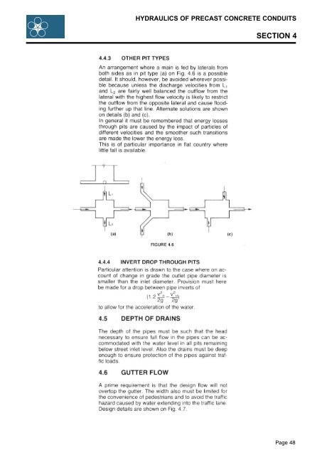 HYDRAULICS OF PRECAST CONCRETE CONDUITS ... - Humes