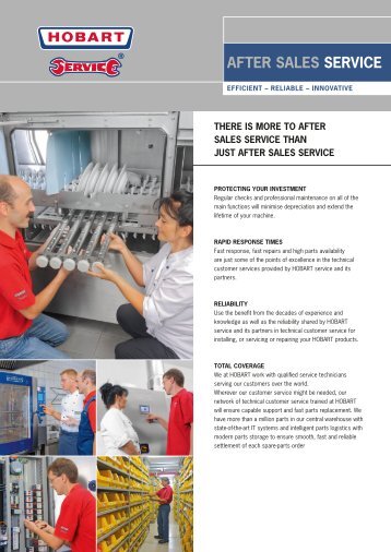 AFTER SALES SERVICE.pdf - Hobart Food Equipment