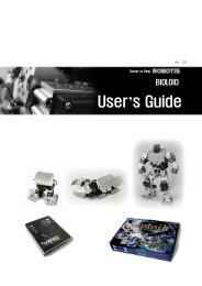 Bioloid User's Guide.pdf - Carl's Electronic Kits