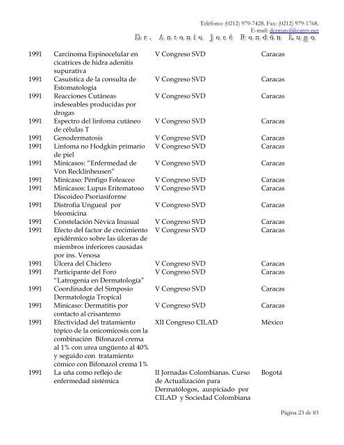 DATOS GENERALES - Antonio RondÃ³n Lugo