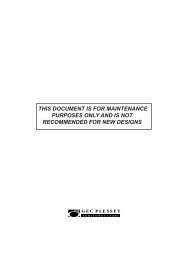 Integrated DTMF Receiver - Komponenten