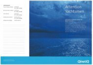 Sailing Information Leaflet - MOD Shoeburyness - QinetiQ