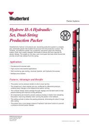 Hydrow II-A Hydraulic-Set Dual-String Production Packer - A4