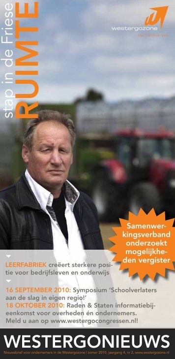 Nieuwsbrief zomer 2010 - A7Westergo