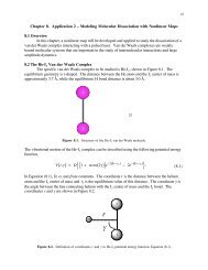 Chapter 8. Application 2 â Modeling Molecular Dissociation with ...