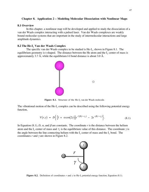 Chapter 8. Application 2 â Modeling Molecular Dissociation with ...