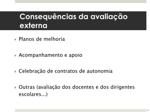 Valdemar Castro Almeida - "Avaliação Externa das Escolas"