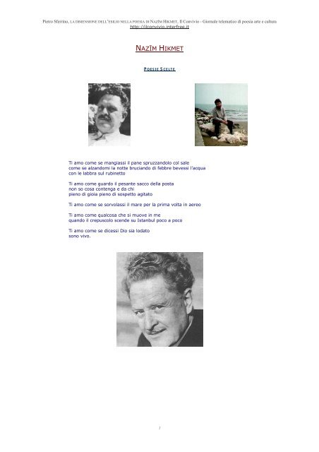Poesia A Mio Figlio Di Nazim Hikmet Poesie Image