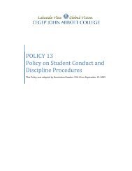 POLICY 13 Policy on Student Conduct and Discipline Procedures