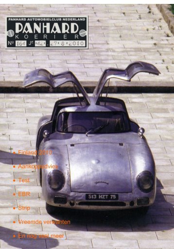 Lees Panhard Koerier 164 online - Panhardclub Nederland