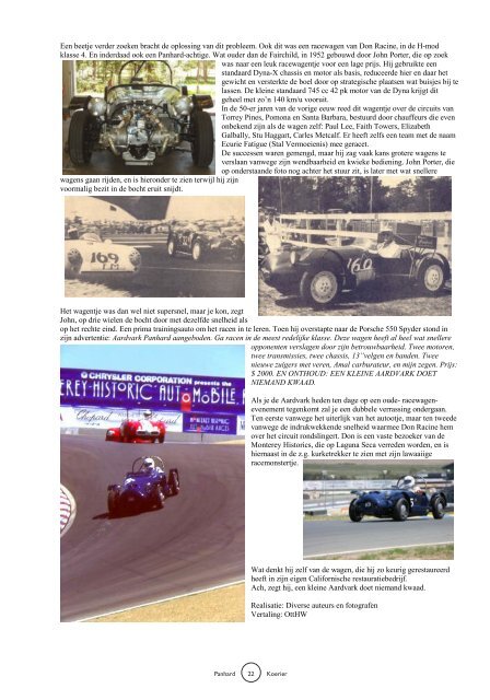 Lees Panhard Koerier 164 online - Panhardclub Nederland