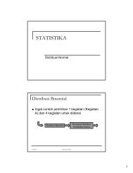 STAT5 Distribusi Normal - istiarto