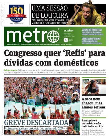 Congresso quer 'Refis' para dÃƒÂ­vidas com domÃƒÂ©sticos - Metro