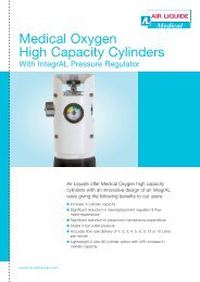 Medical Oxygen High Capacity Cylinders - Air Liquide UK