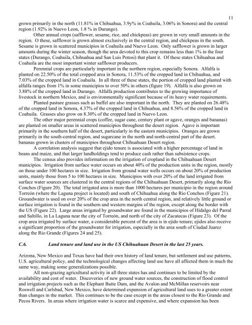 land use and land tenure change in the - El Colegio de Chihuahua