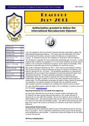 July 13 - St Edward's C of E School