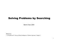 Solving Problems by Searching - Berlin Chen