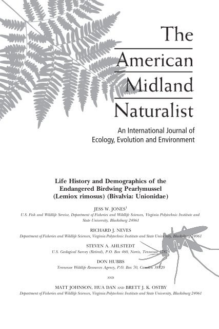 An International Journal of Ecology, Evolution and Environment