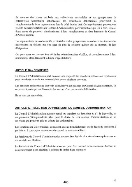 Volume 1, partie 3 - Conseil général des Landes