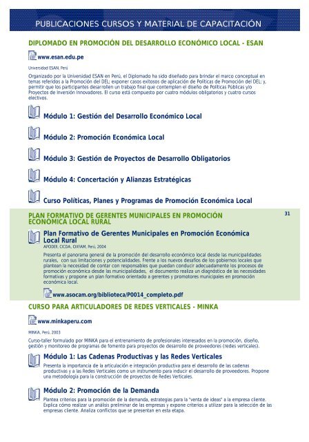 1.1 Documentos sobre Desarrollo Económico Local - Recursos de ...