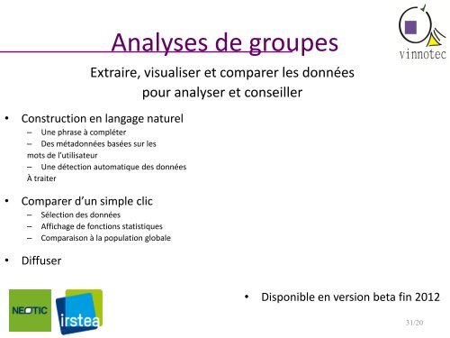 Des nouvelles technologies pour la cave (pdf - Inra