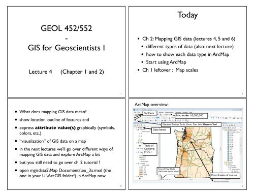 GEOL 452/552 - GIS for Geoscientists I