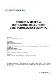 regole in materia di fruizione delle ferie e dei permessi ex festivita