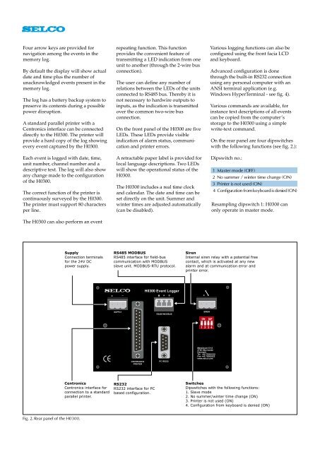 H0300 Event Logger