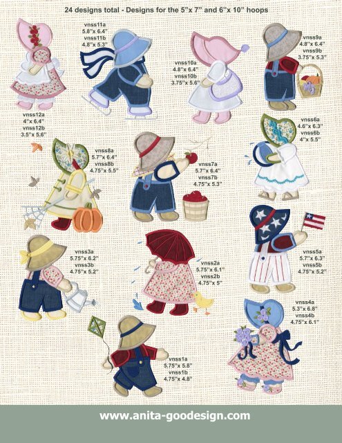 Sunbonnet Sue And Sam