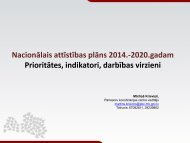 Nacionālais attīstības plāns 2014.-2020.gadam Prioritātes ... - ES fondi
