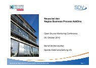 Neues bei den Nagios Business Process AddOns - netways