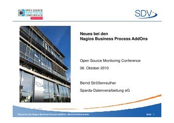 Neues bei den Nagios Business Process AddOns - netways