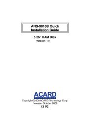 ANS-9010B Quick Installation Guide - Acard