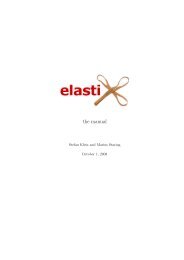 the manual - elastix
