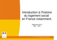 Introduction Ã  l'histoire du logement social en France notamment