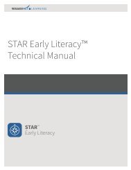 Technical Manual - Renaissance Learning